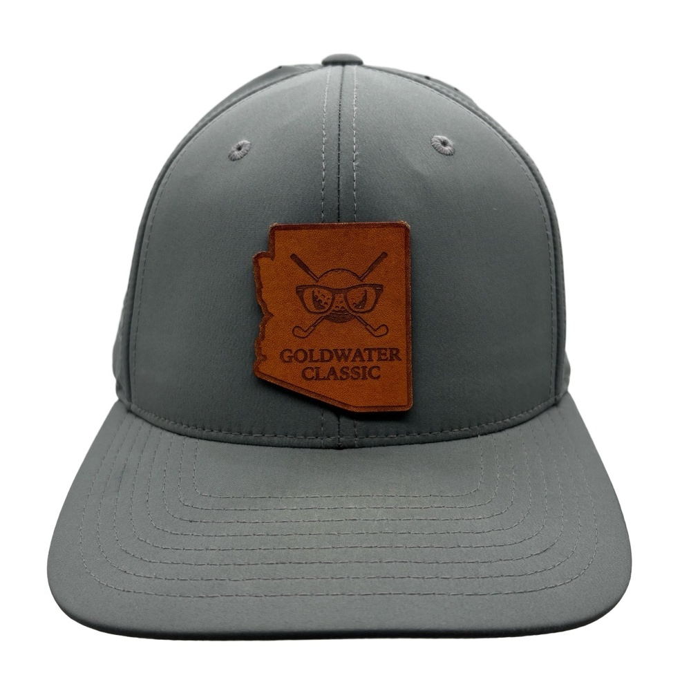 Branded Bills Goldwater Classic Gray Snapback Hat Perforated Golf Cap